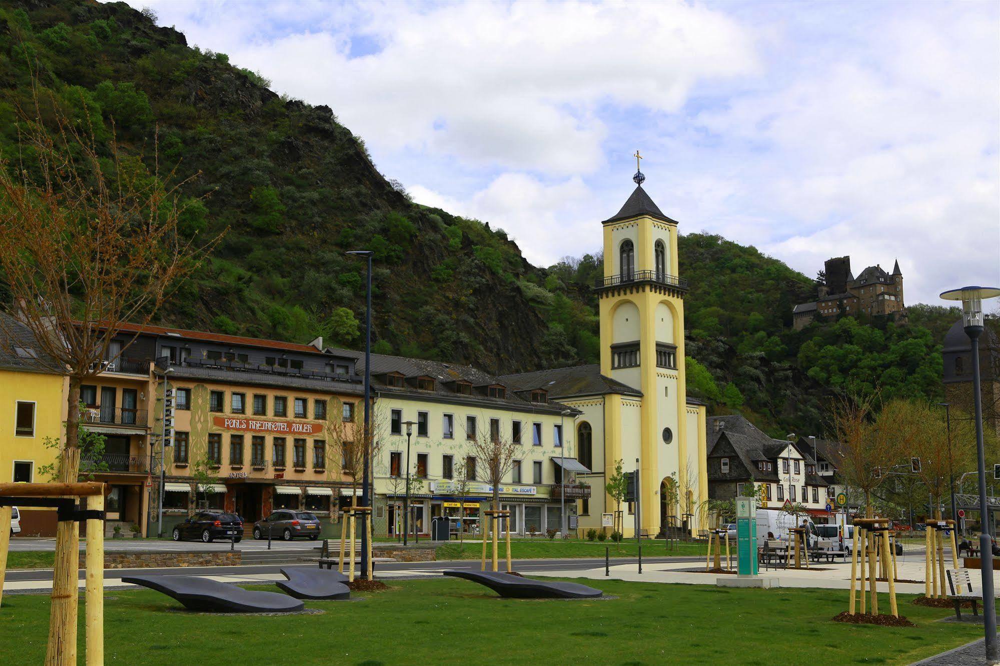 Pohl'S Rheinhotel Adler St. Goarshausen Zewnętrze zdjęcie
