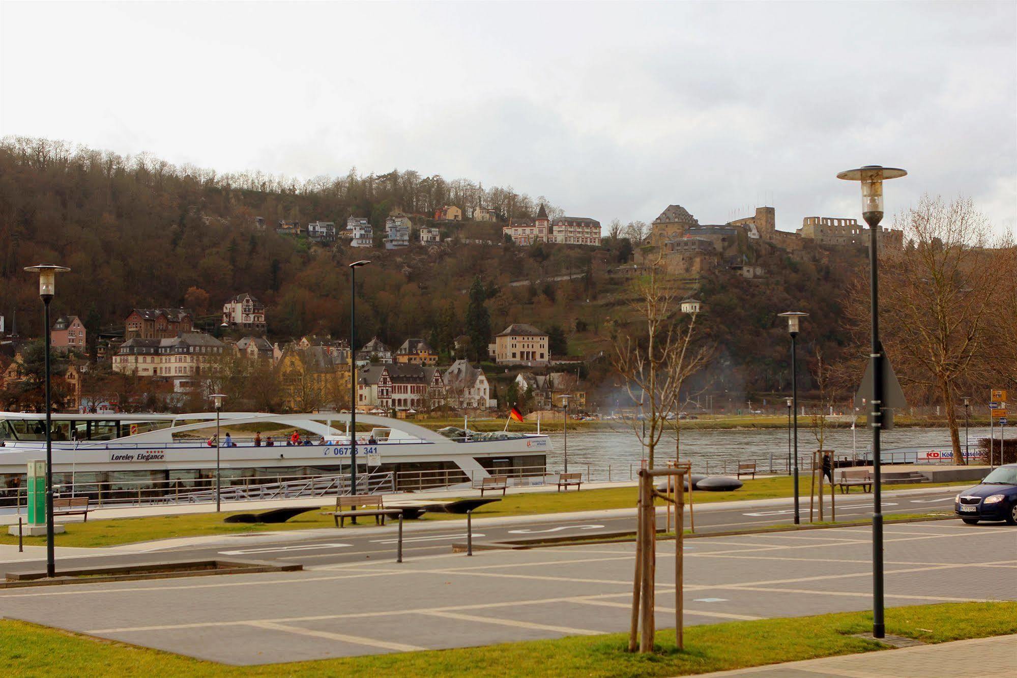 Pohl'S Rheinhotel Adler St. Goarshausen Zewnętrze zdjęcie