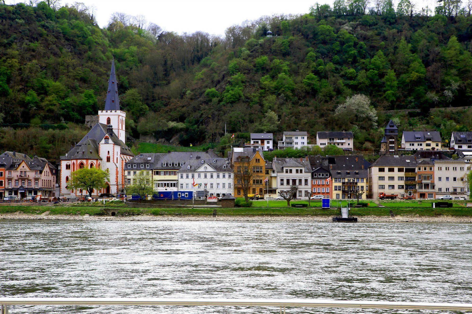 Pohl'S Rheinhotel Adler St. Goarshausen Zewnętrze zdjęcie